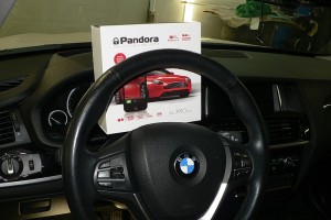 Установка gsm сигнализации Pandora DXL 3910 PRO на BMW X3 (F25)