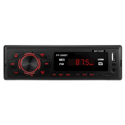 SKYLOR FP-306BT red,4*40 MP3, BT, USB, AUX, SD-card