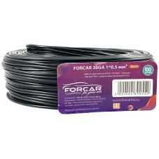 FORCAR 20GA 1*0,5мм2 (Black) монтажный кабель черный, ССА, 100м.