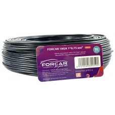 FORCAR 18GA 1*0,75мм2 (Black) монтажный кабель черный, ССА, 100м.