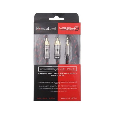 Кабель миниджек URAL Decibel mini jack-2RCA 15 от производителя 1597-02