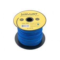 SWAT SAW-18BL /монтажный кабель 18Ga/0,75мм2 синий, ССА,100м.