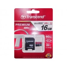 MicroSD card 16GB TRANSCEND ( 90 МБ/с, UHS-I U-1)
