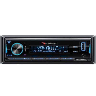 Nakamichi NQ722BD / 1 din медиа-ресивер, USB, AUX, ВТ, 4*50 Вт, съемная панель, DSP процессор