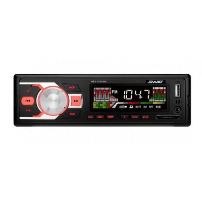 SWAT MEX-1025UBA/1 din медиа ресивер,4х35 вт,MP3,USB,SD,2RCA красн.кнопки/ от производителя 1380-02