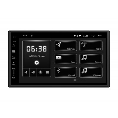 INCAR XTA-7708 (ANDROID UNIVERSAL) Android 9.0/1024*600, wi-fi, 6.8"