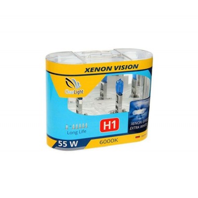 Лампа H1 (Clearlight) 12V-55W XenonVision (2 шт.) от производителя 1505-02