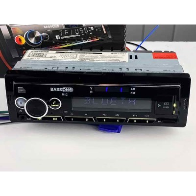Классическая Магнитола USB Basson MVH-777BT в типоразмере 1DIN с Bluetooth